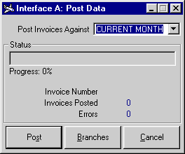 Posting interfaced data into the TravCom CS database.